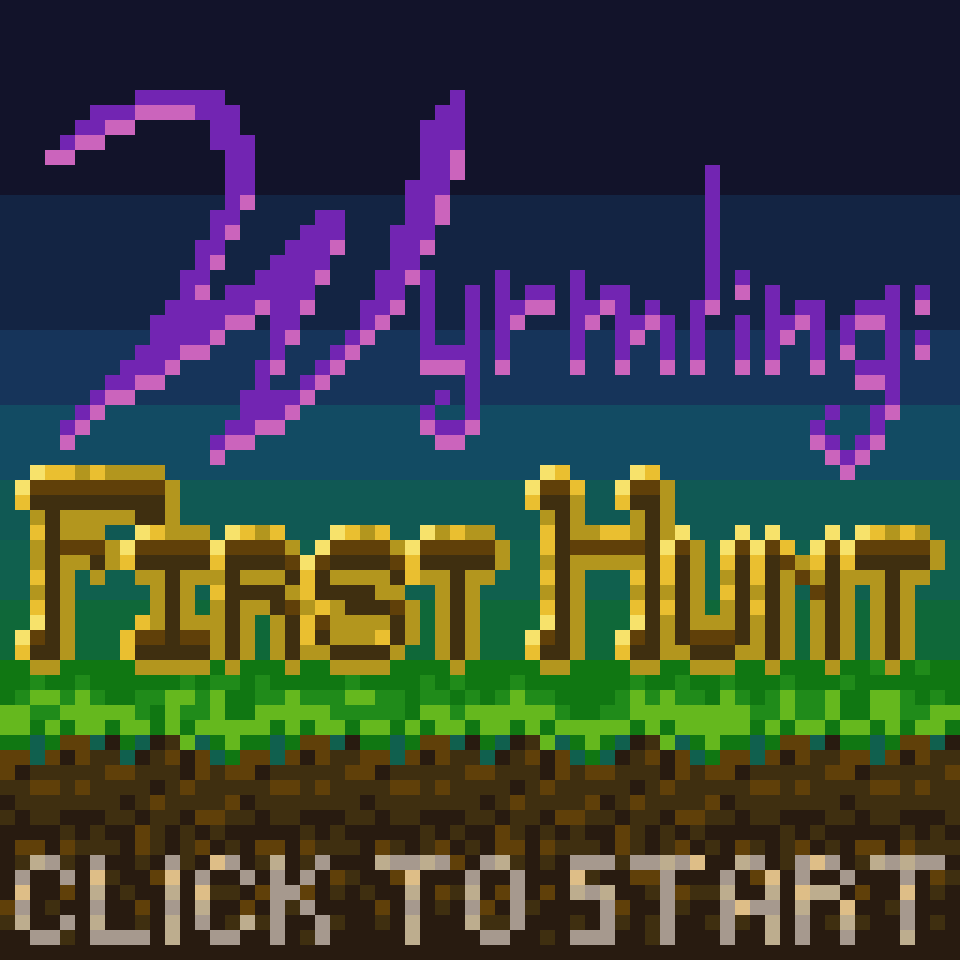 The Wyrmling: First Hunt main menu.